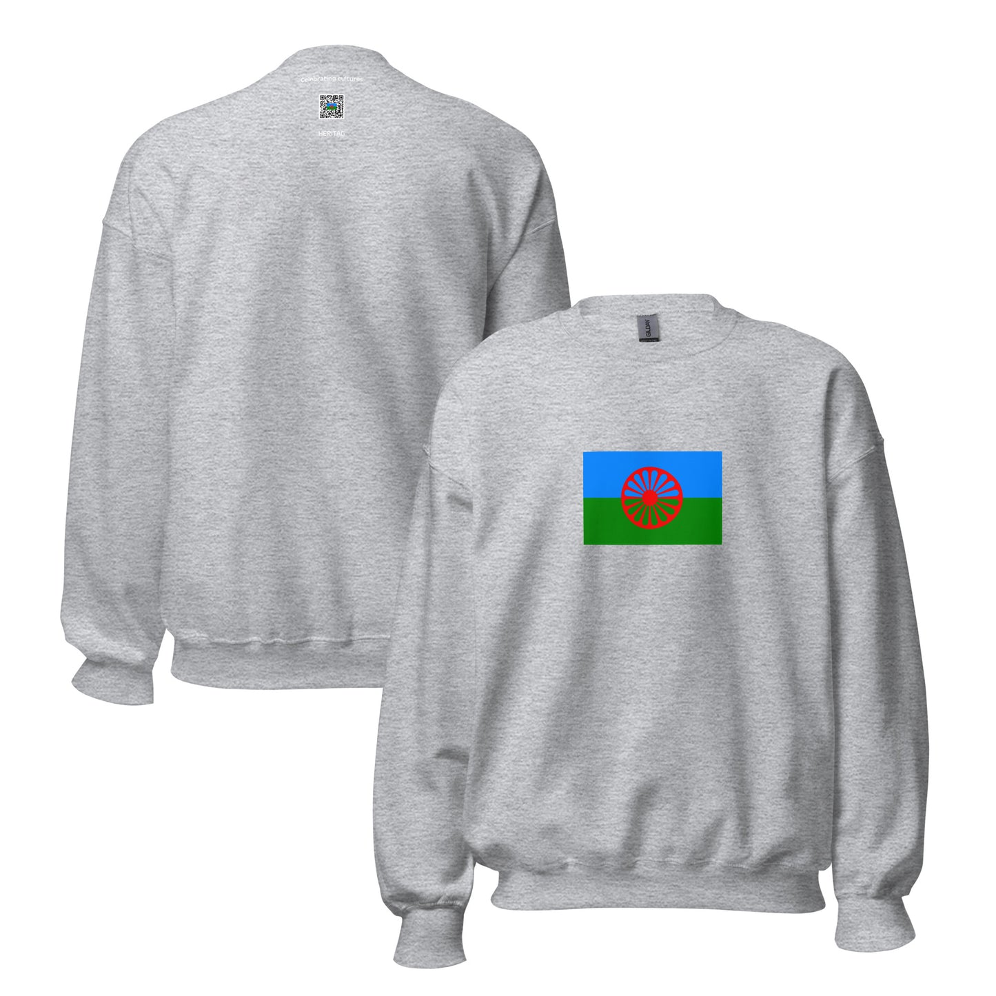 USA - Romani people | Ethnic American Flag Interactive Sweatshirt