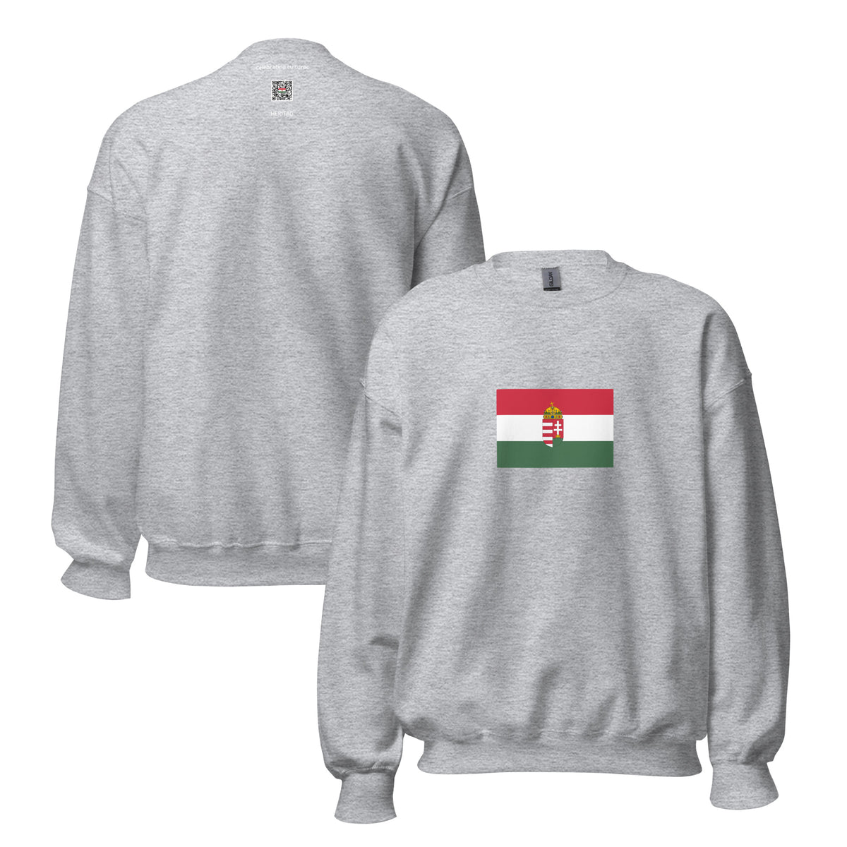 Serbia - Vojvodina Hungarians | Ethnic Serbian Flag Interactive Sweatshirt