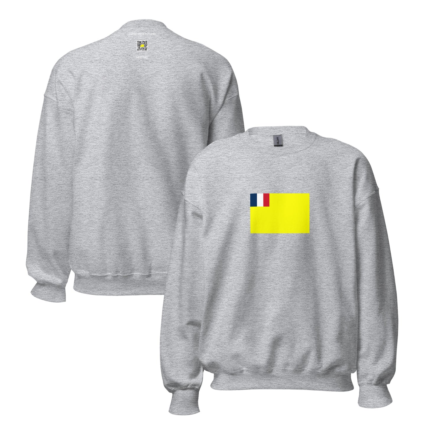 Vietnam - French Protectorate of Annam (1885-1945) | Historical Vietnamese Flag Interactive Sweatshirt