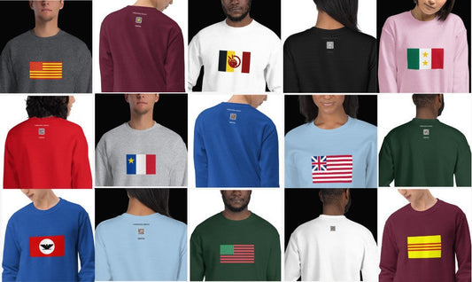 Ethnic flag interactive activewear