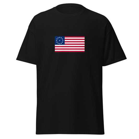 USA - 38 Concentric Circles Flag (1877) | Historical American Flag Interactive T-shirt