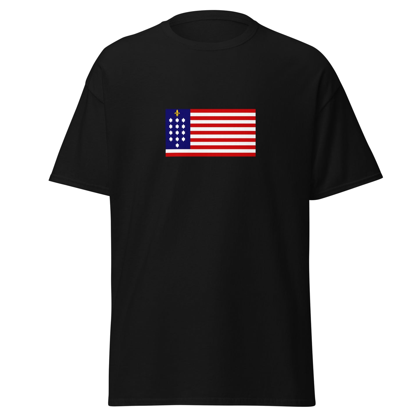 USA - Franco-American Alliance (1781) | Historical American Flag Interactive T-Shirt