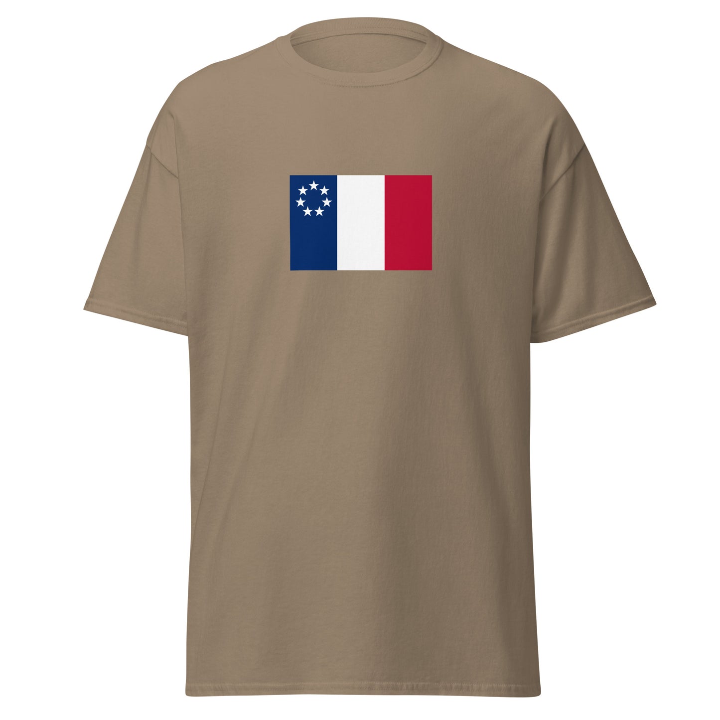 USA - New France (1534-1763) | Historical American Flag Interactive T-Shirt