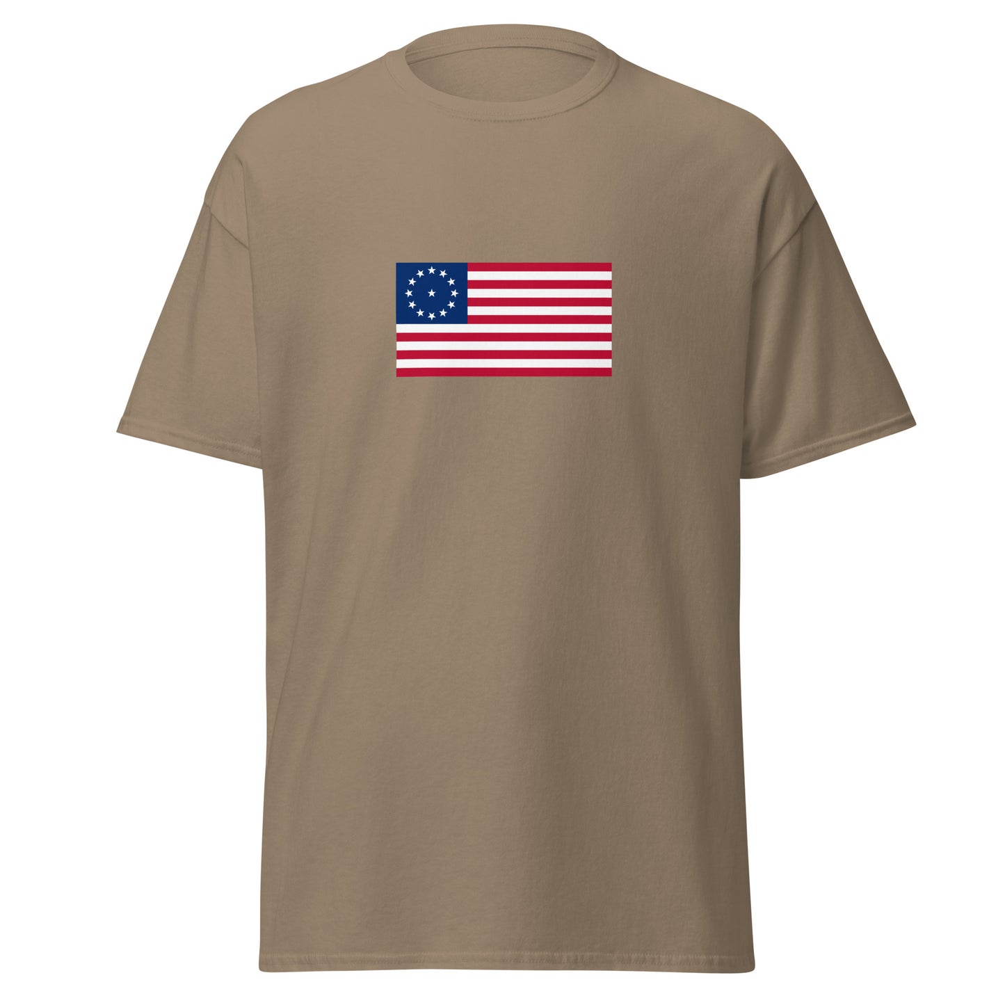 USA - 38 Concentric Circles Flag (1877) | Historical American Flag Interactive T-shirt