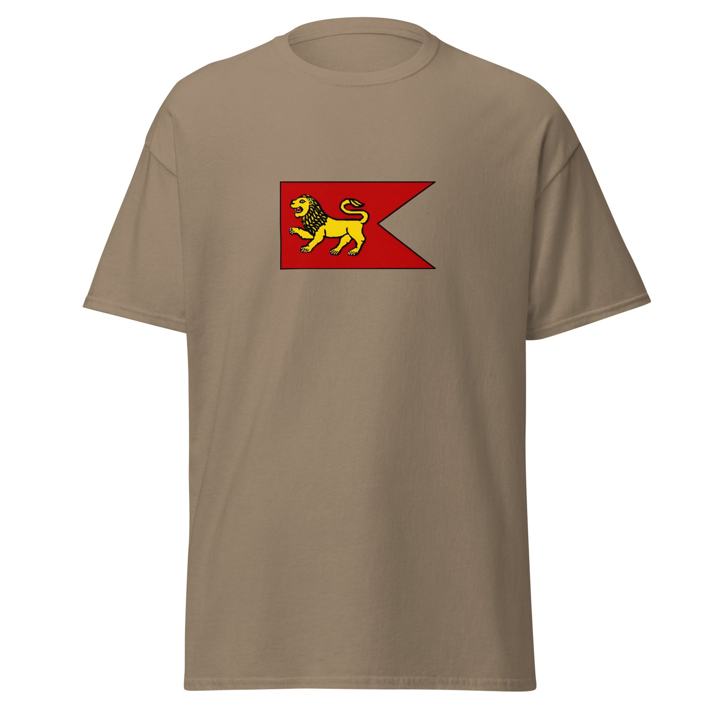 India - Pallava Kingdom (275-897) | Historical Indian Flag Interactive T-Shirt