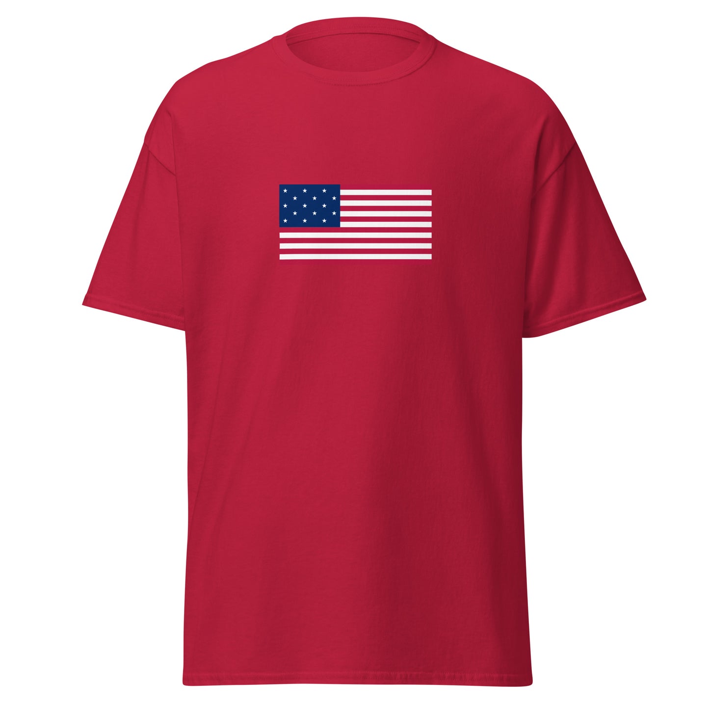 USA - 15 Star Spangled Flag (1795-1818) | Historical American Flag Interactive T-Shirt