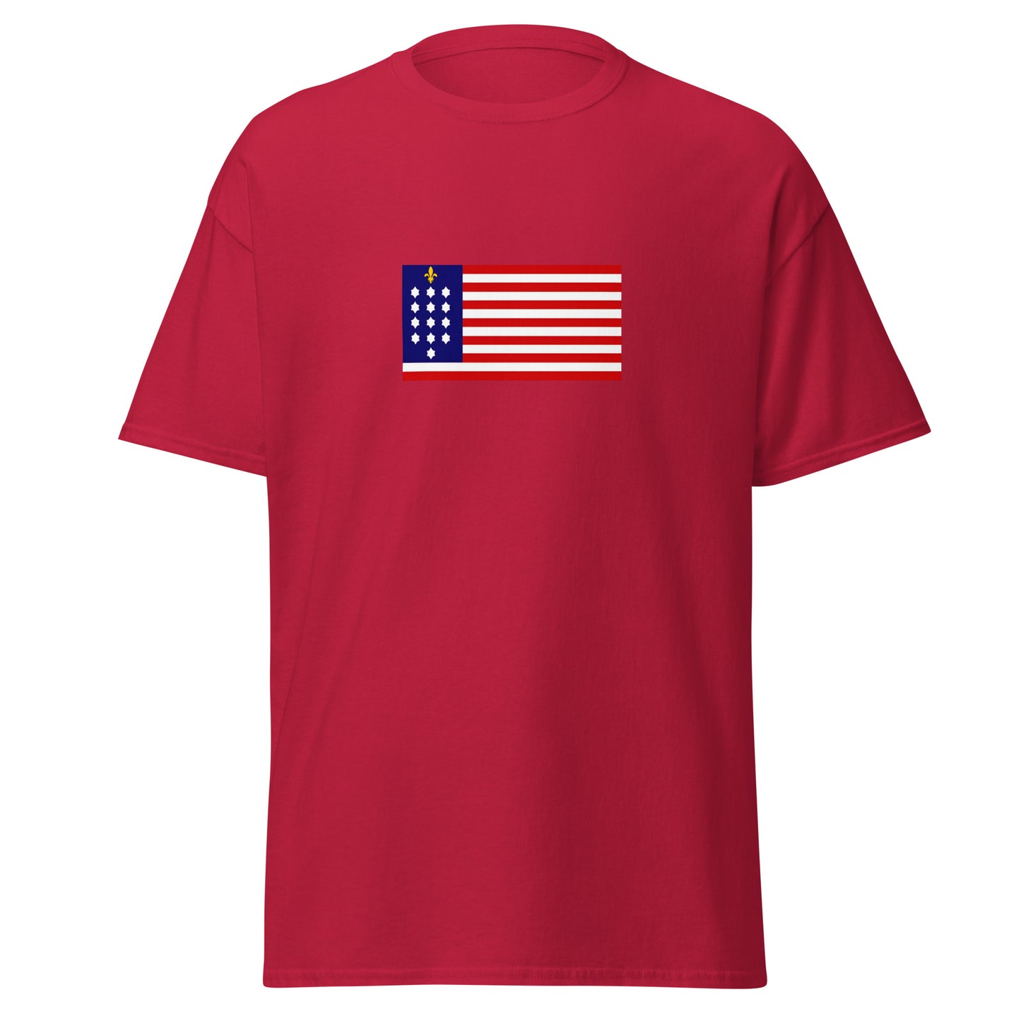 USA - Franco-American Alliance (1781) | Historical American Flag Interactive T-Shirt