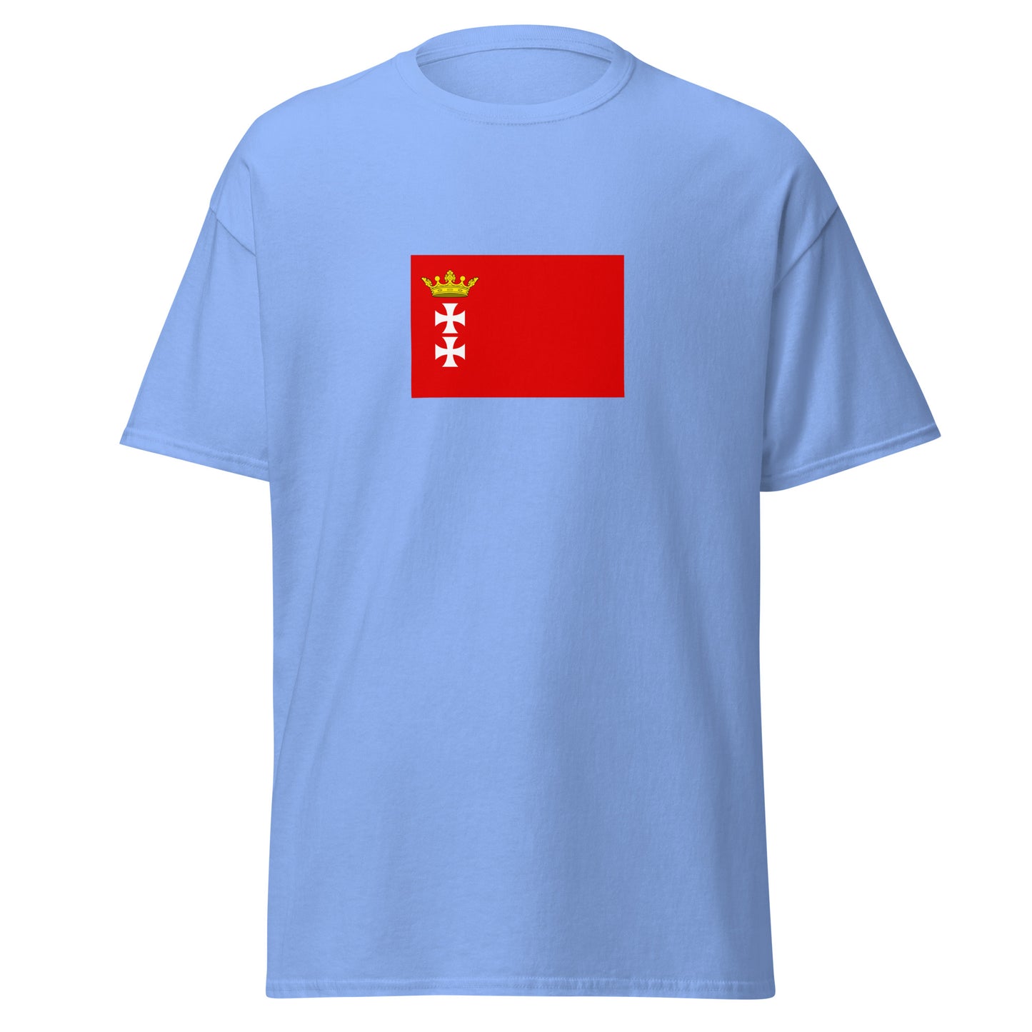 Poland - Republic of Danzig (1807-1814) | Historical Polish Flag Interactive T-Shirt