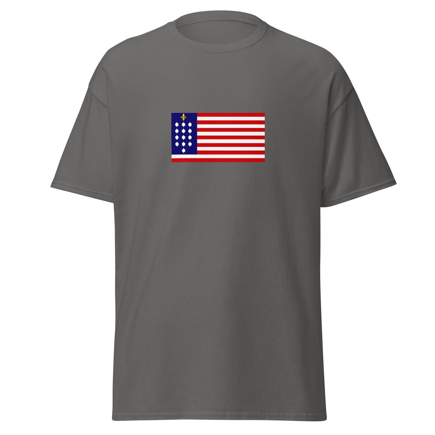 USA - Franco-American Alliance (1781) | Historical American Flag Interactive T-Shirt