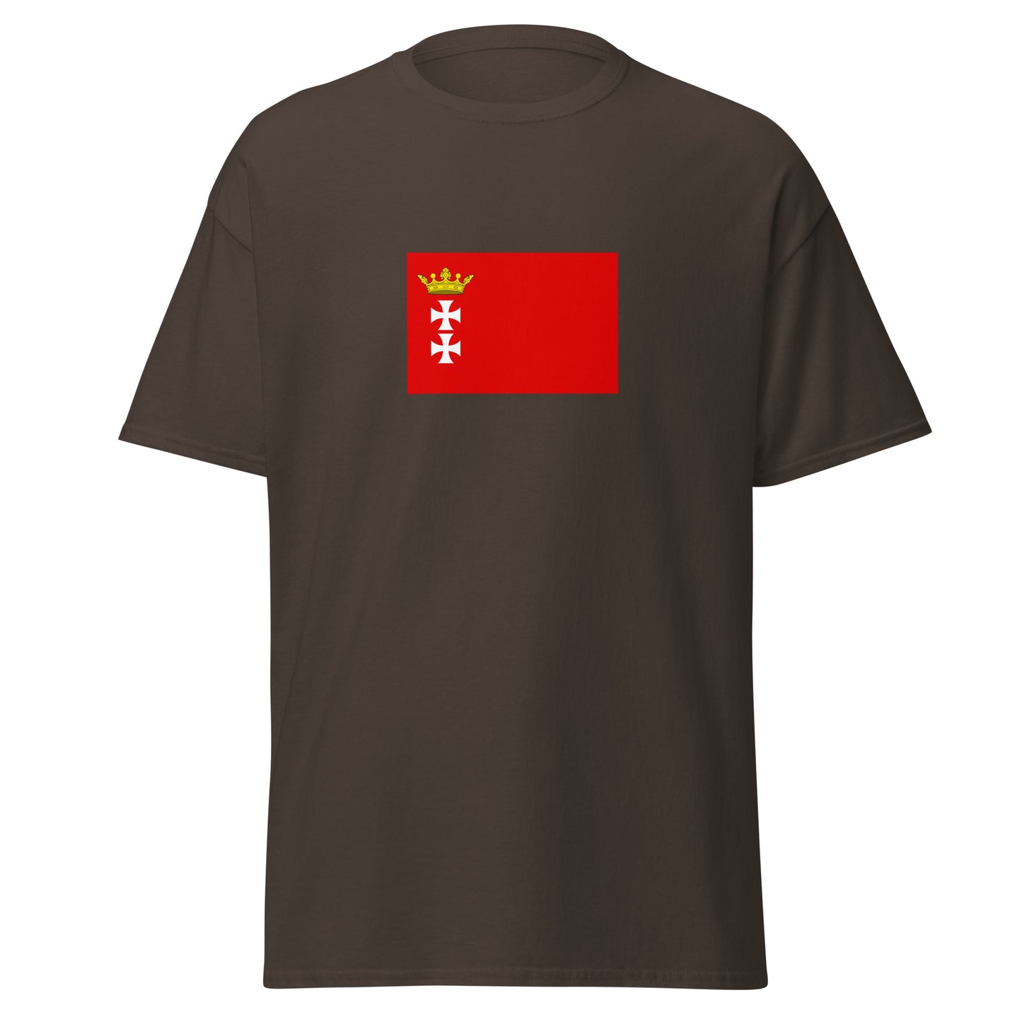 Poland - Republic of Danzig (1807-1814) | Historical Polish Flag Interactive T-Shirt