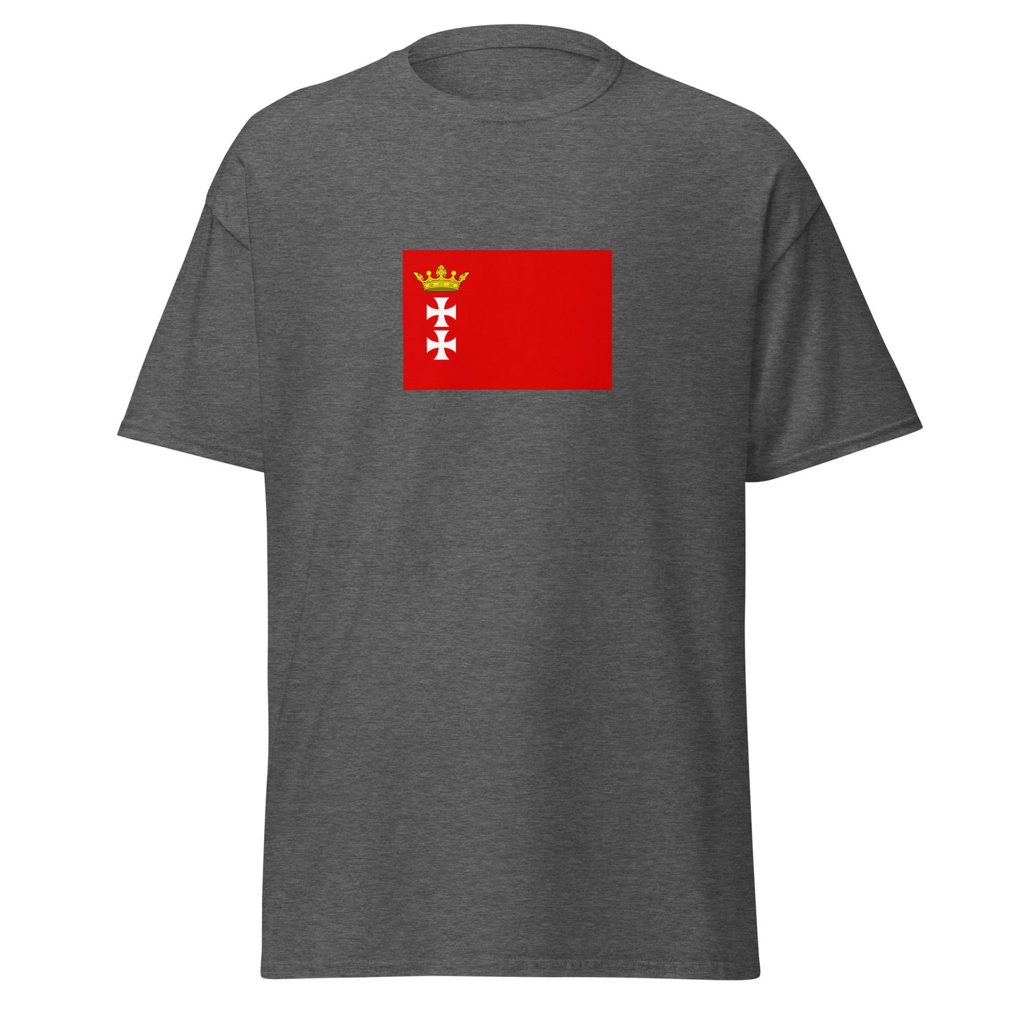 Poland - Republic of Danzig (1807-1814) | Historical Polish Flag Interactive T-Shirt