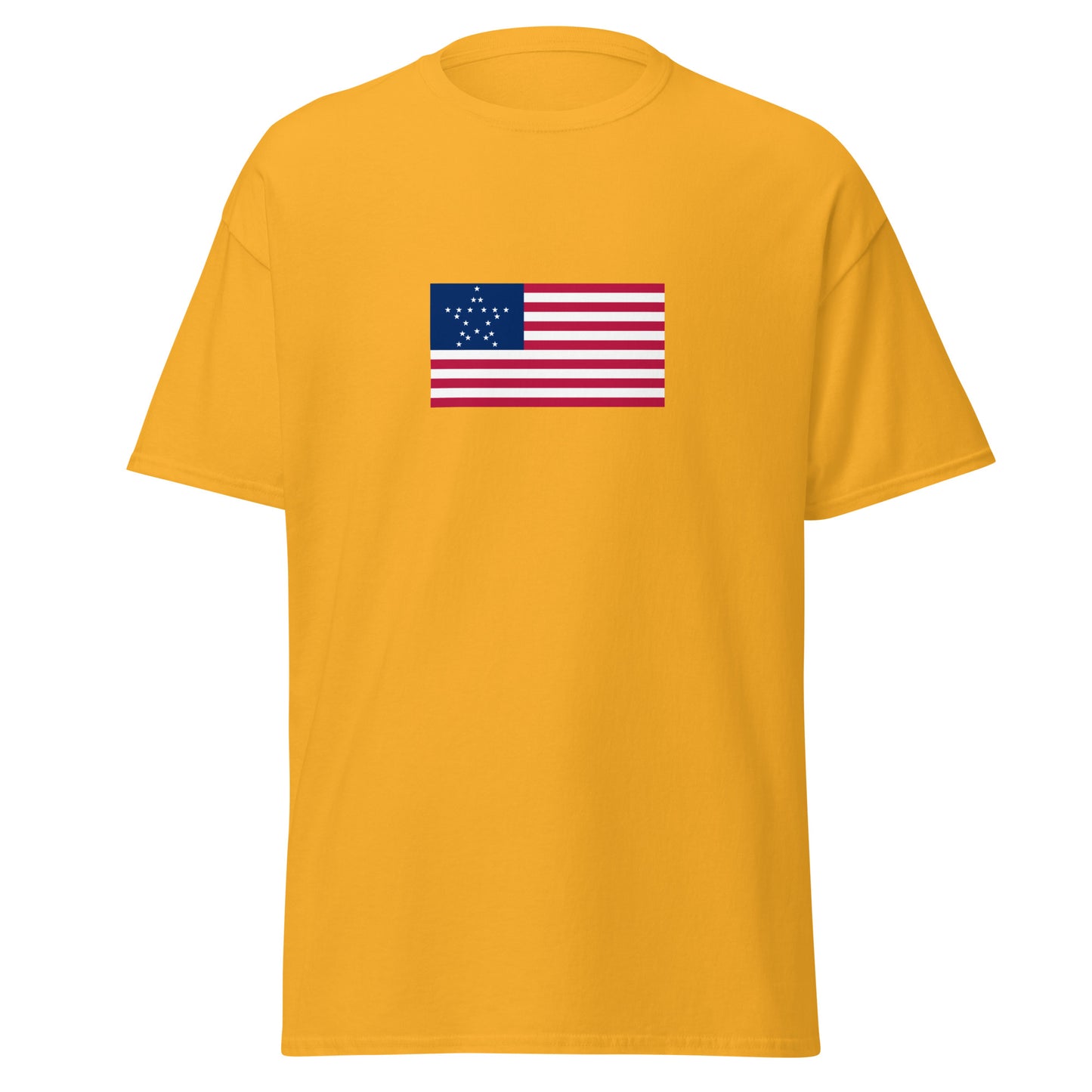 USA - 20 Great Star Flag (1818) | Historical American Flag Interactive T-Shirt