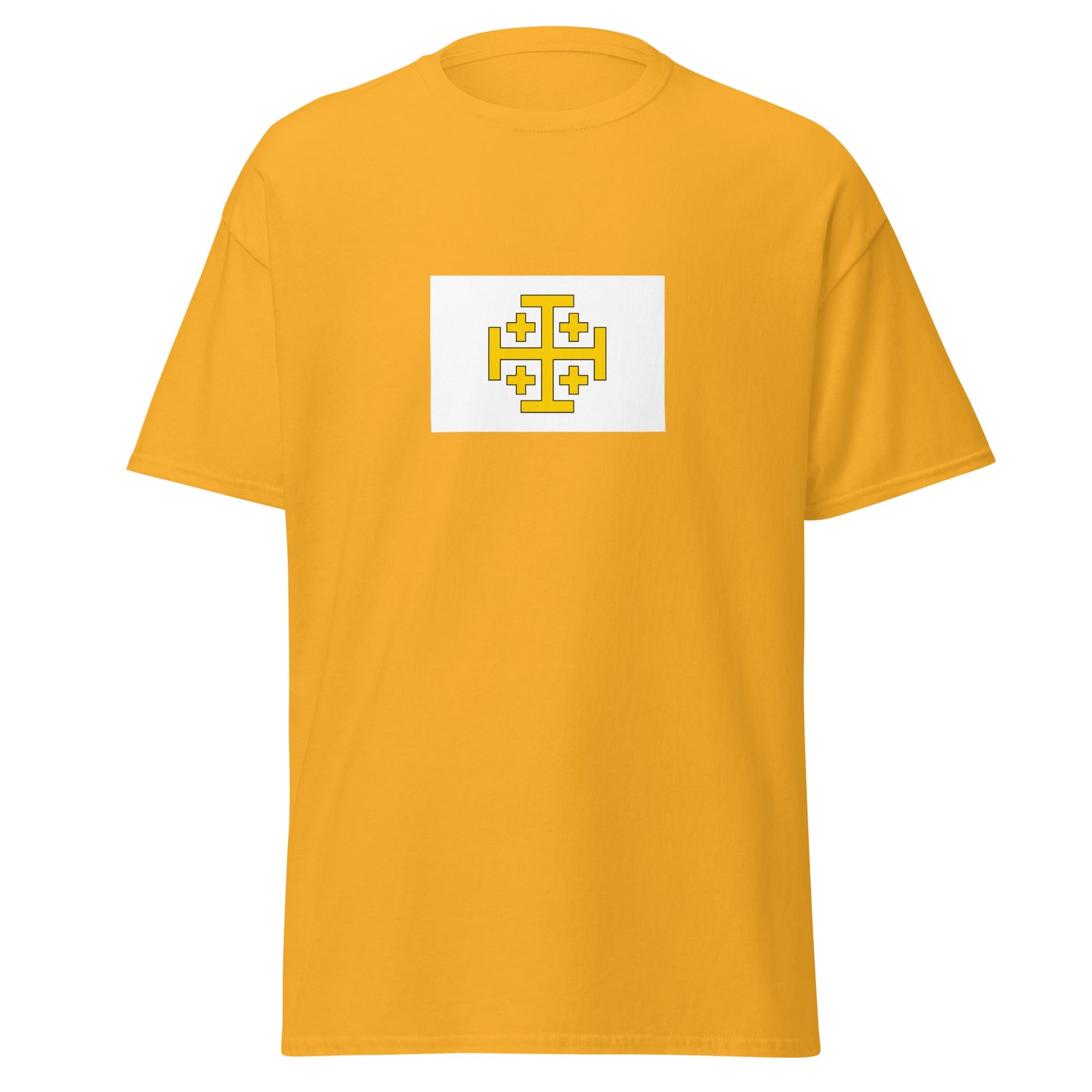 Israel - Kingdom of Jerusalem (1099-1291) | Historical Israeli Flag Interactive T-Shirt