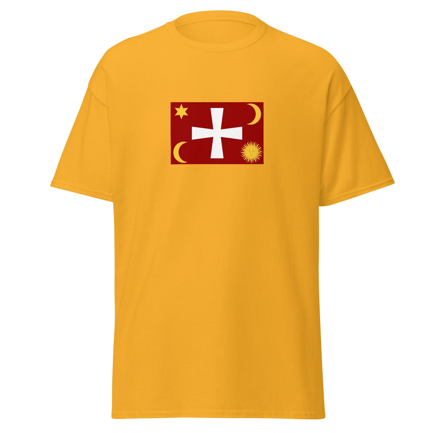 Ukraine - Zaporozhian Sich (1552-1775) | Historical Ukraine Flag Interactive T-Shirt