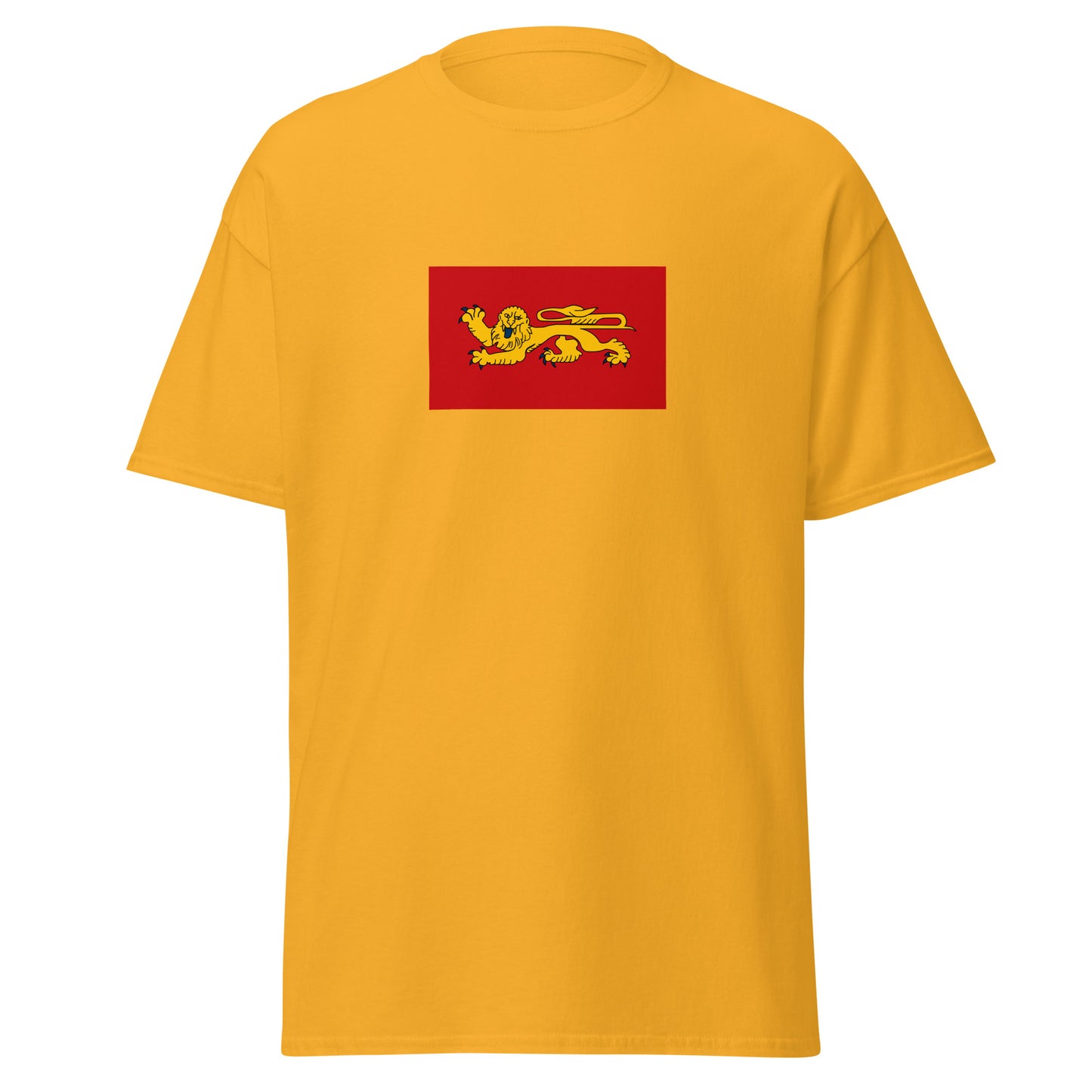 France - Occitania Duchy of Aquitaine (602-1453) | Historical French Flag Interactive T-Shirt