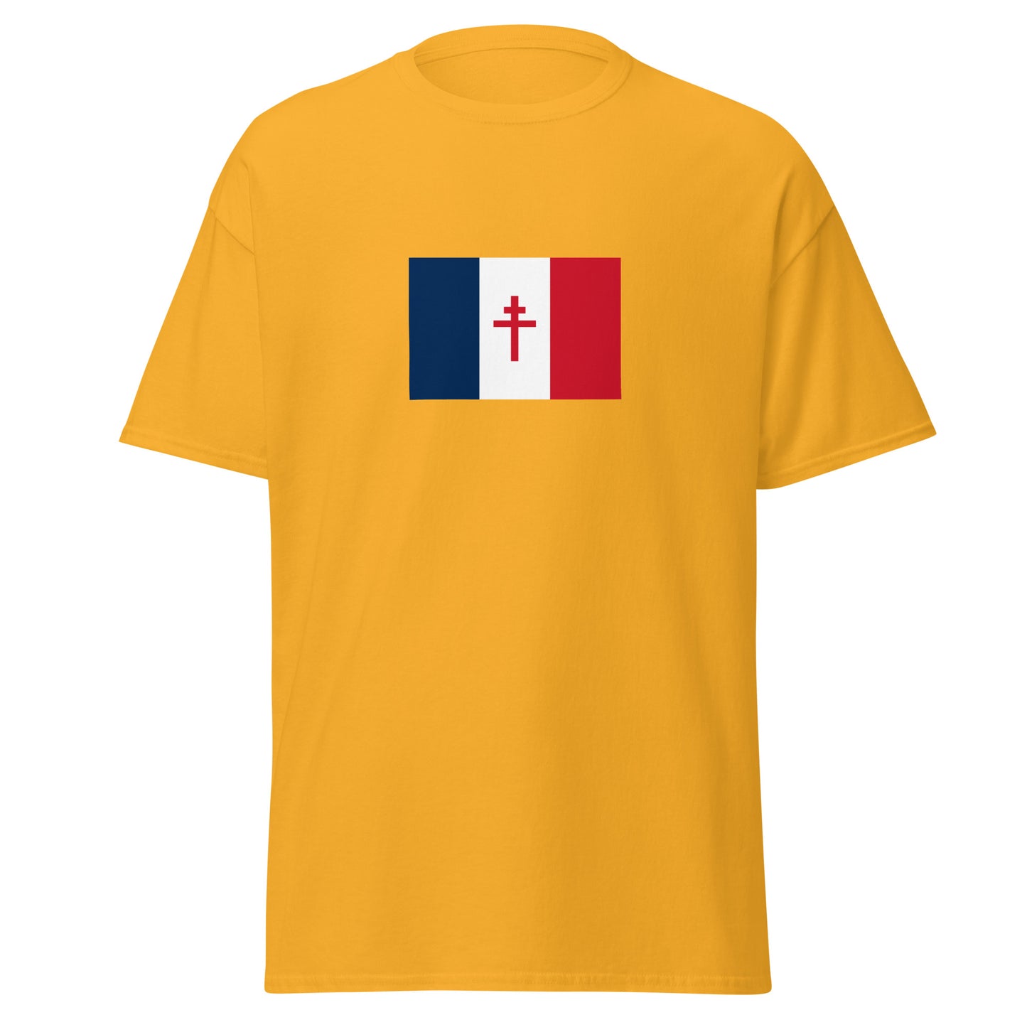 France - Free France (1940-1944) | Historical French Flag Interactive T-Shirt