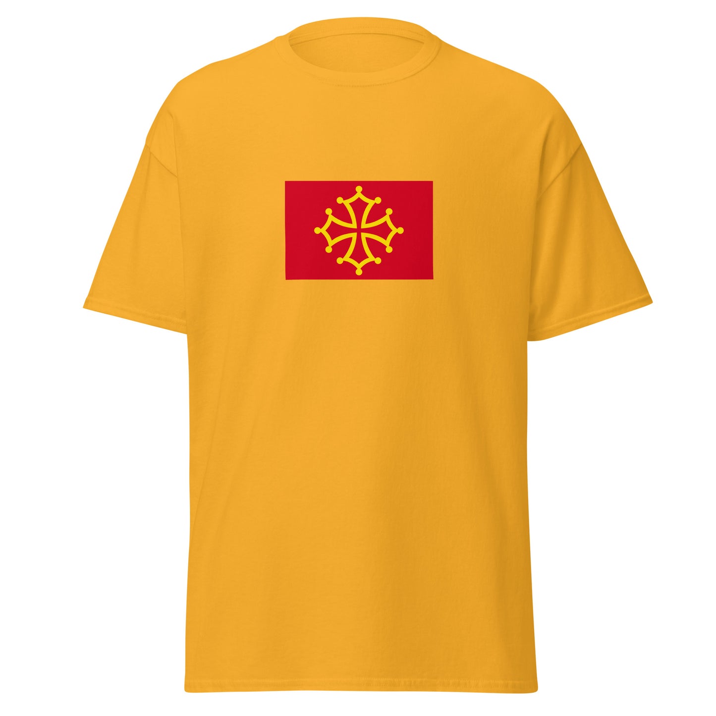 France - Occitania County of Toulouse (778-1271) | Historical French Flag Interactive T-Shirt