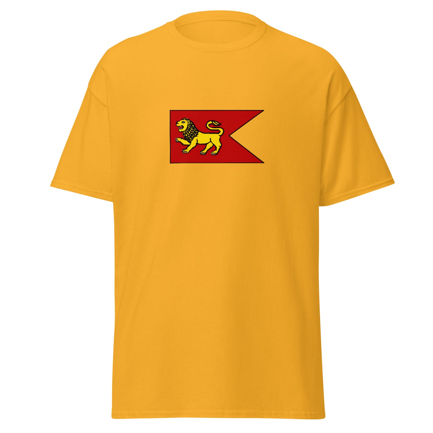 India - Pallava Kingdom (275-897) | Historical Indian Flag Interactive T-Shirt