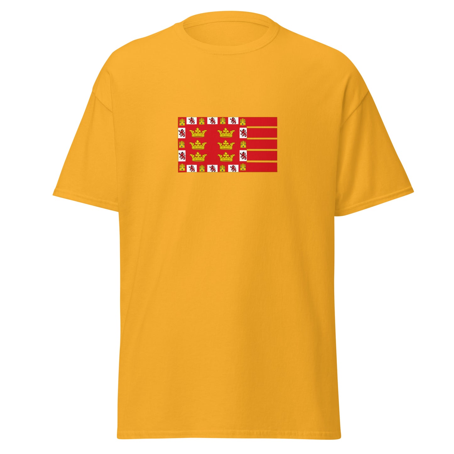 Spain - Kingdom of Murcia (1266-1833) | HIstorical Spanish Flag Interactive T-shirt