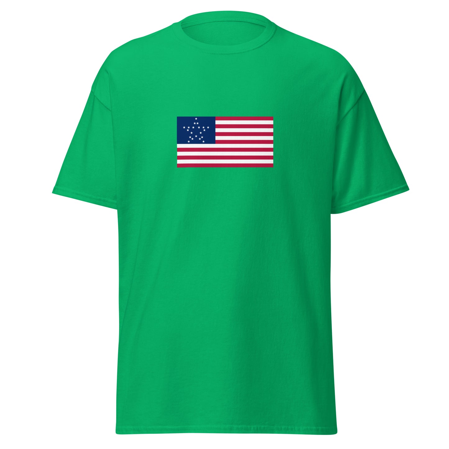 USA - 20 Great Star Flag (1818) | Historical American Flag Interactive T-Shirt