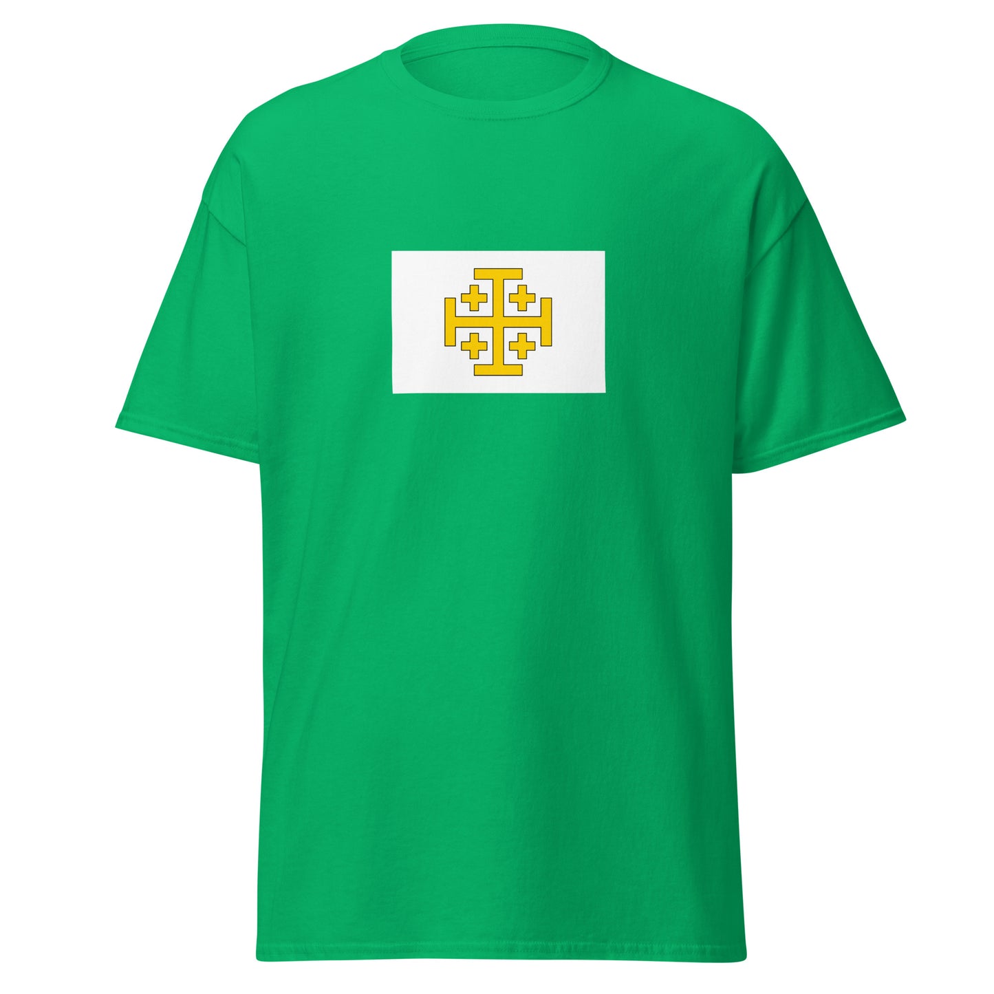 Israel - Kingdom of Jerusalem (1099-1291) | Historical Israeli Flag Interactive T-Shirt