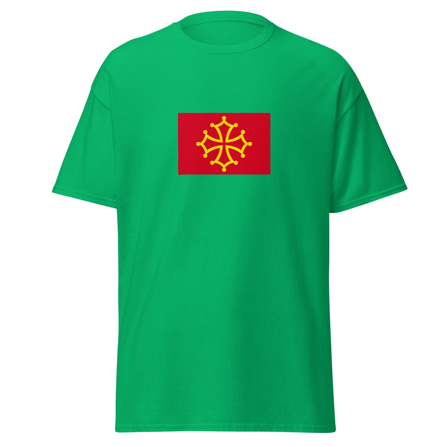 France - Occitania County of Toulouse (778-1271) | Historical French Flag Interactive T-Shirt