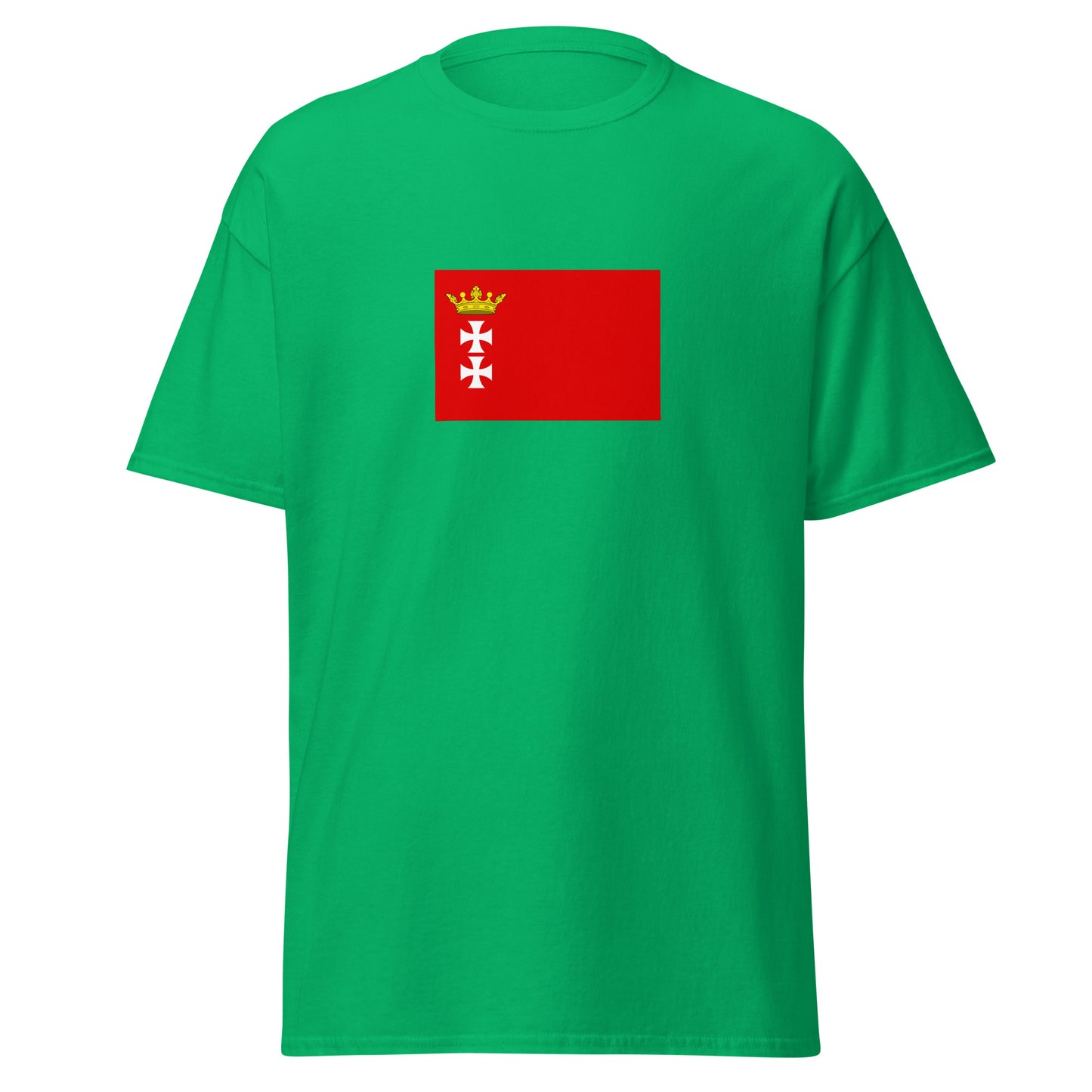 Poland - Republic of Danzig (1807-1814) | Historical Polish Flag Interactive T-Shirt