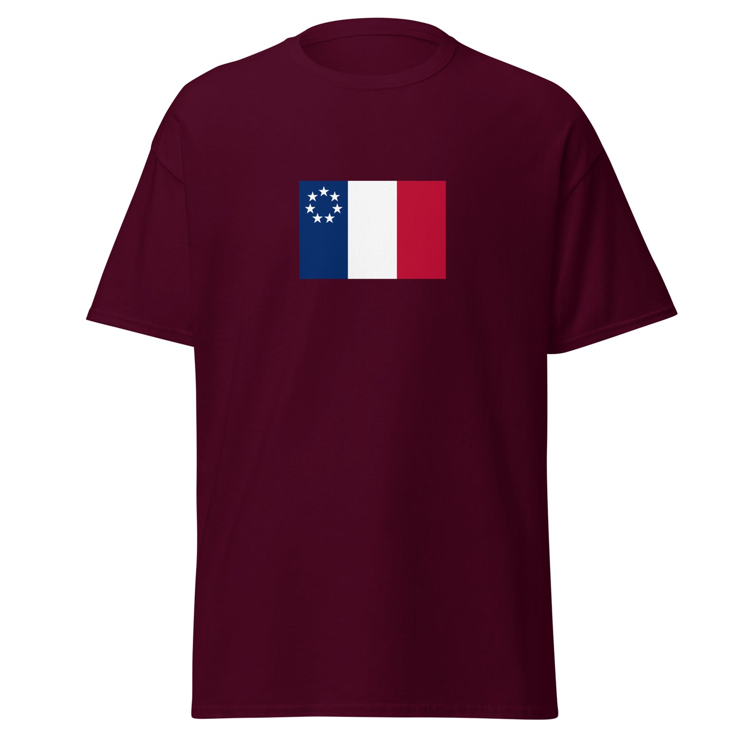 USA - New France (1534-1763) | Historical American Flag Interactive T-Shirt