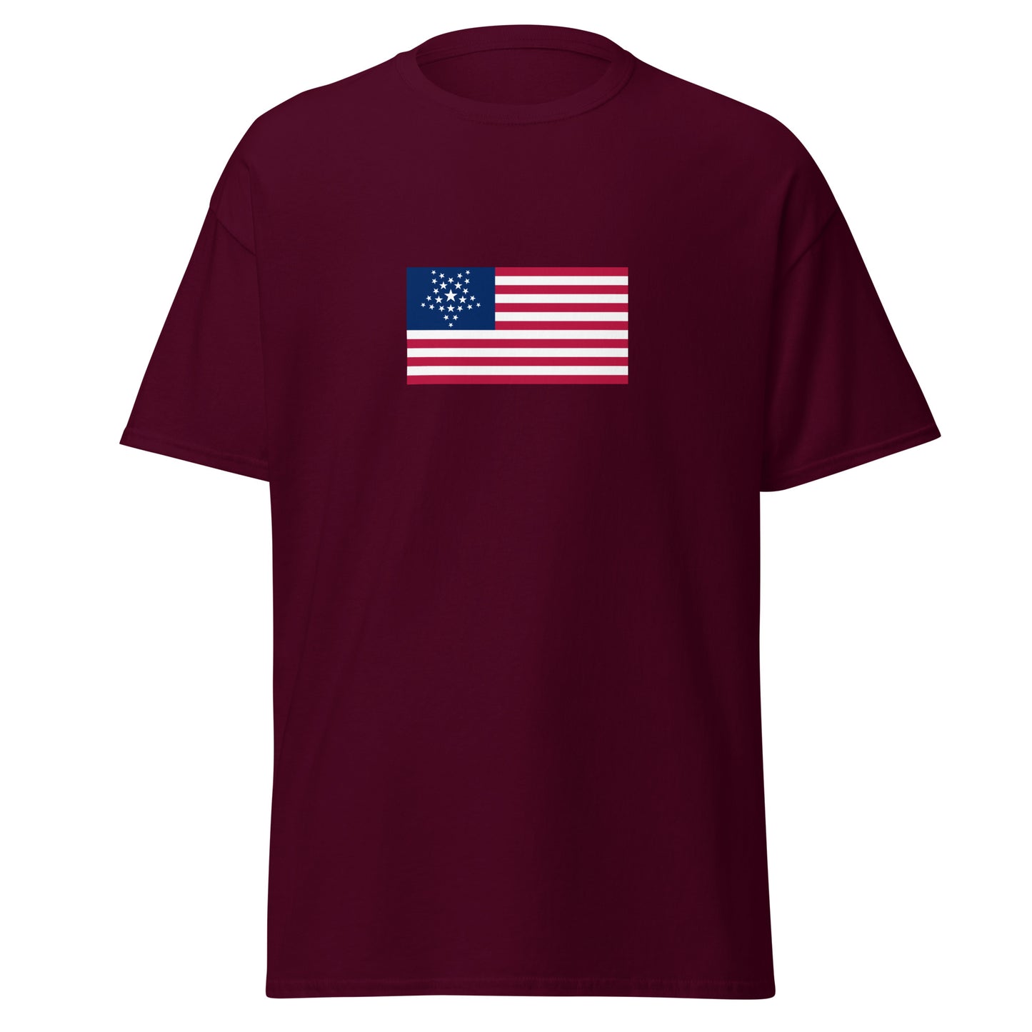 USA - 26 Great Star Flag (1837) | Historical American Flag Interactive T-Shirt