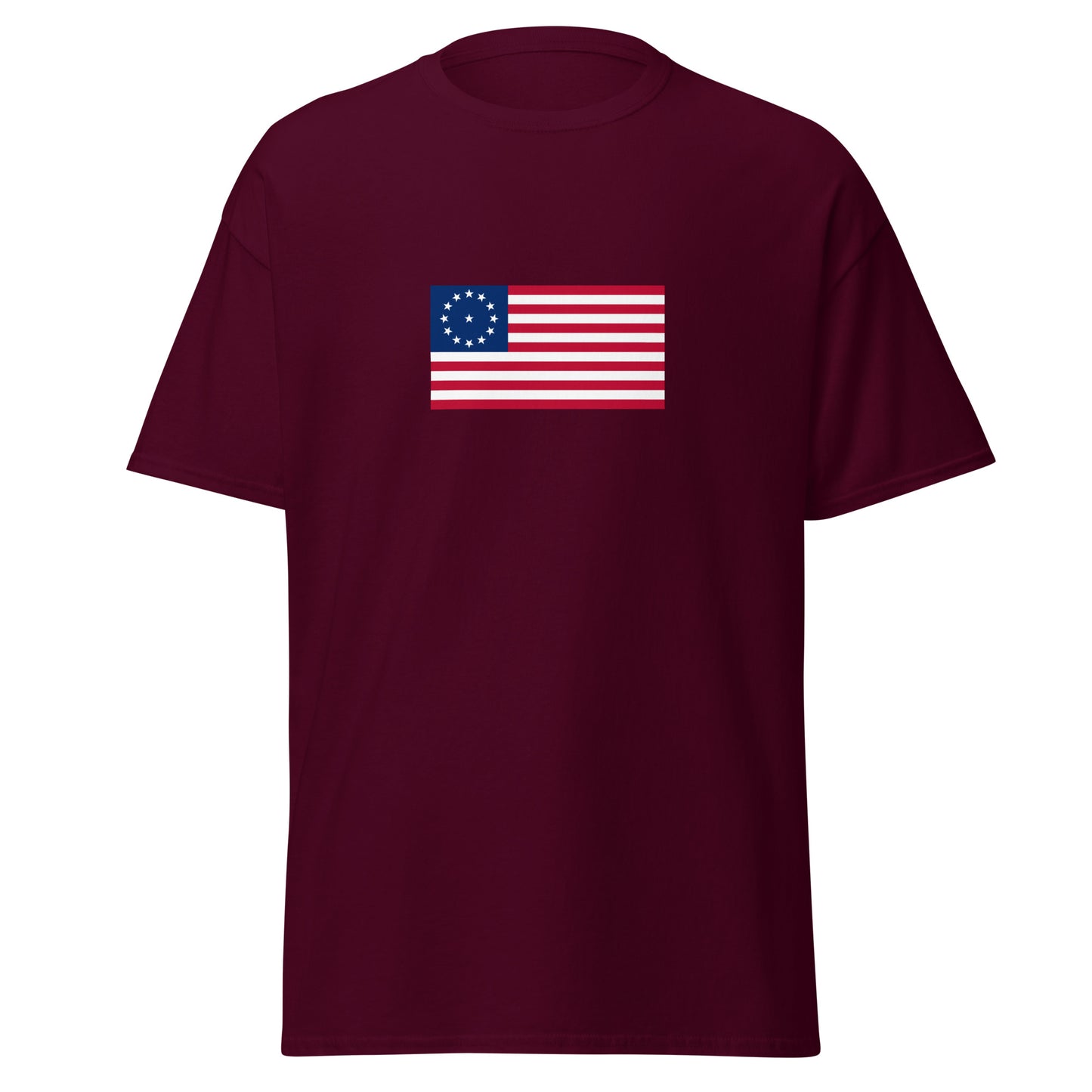 13 Stars & Stripes Cowpens Flag (1781) | American Flag Interactive History T-Shirt