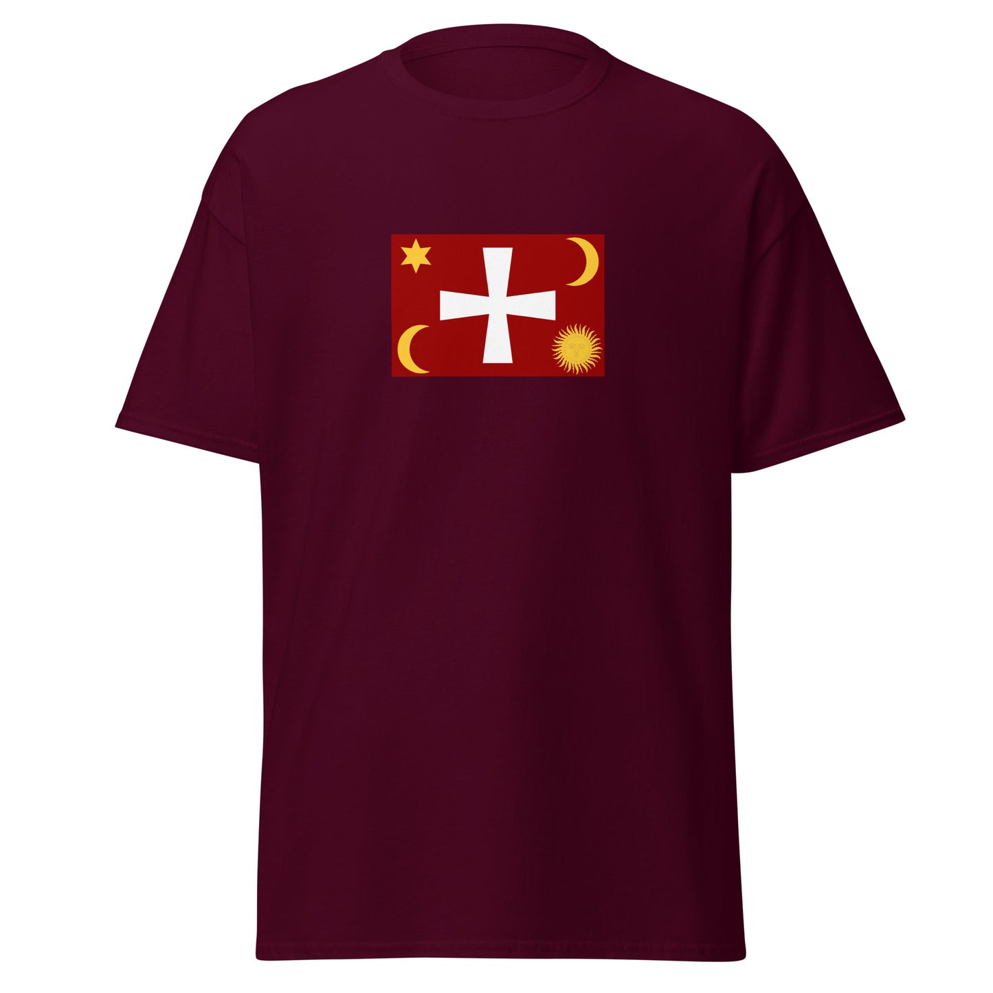 Ukraine - Zaporozhian Sich (1552-1775) | Historical Ukraine Flag Interactive T-Shirt