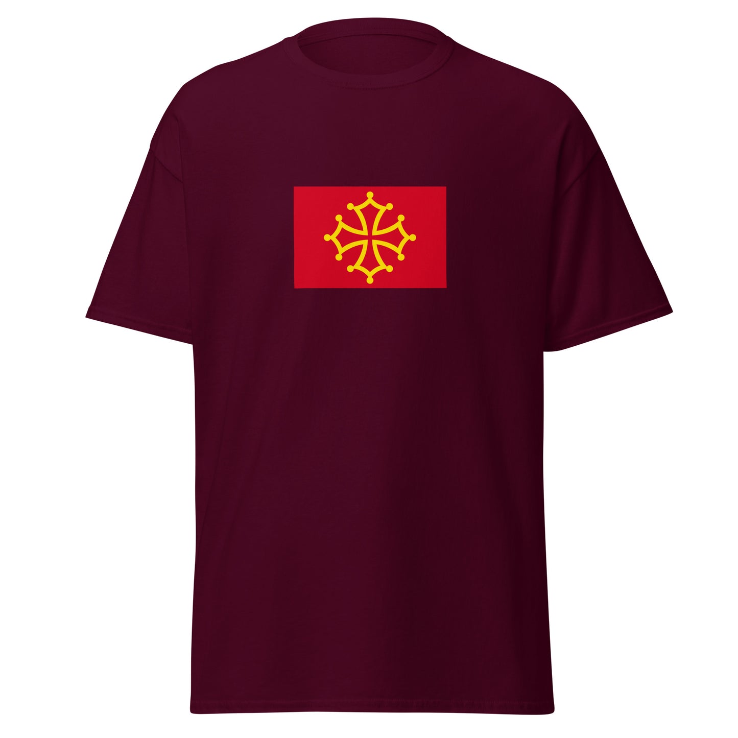 France - Occitania County of Toulouse (778-1271) | Historical French Flag Interactive T-Shirt