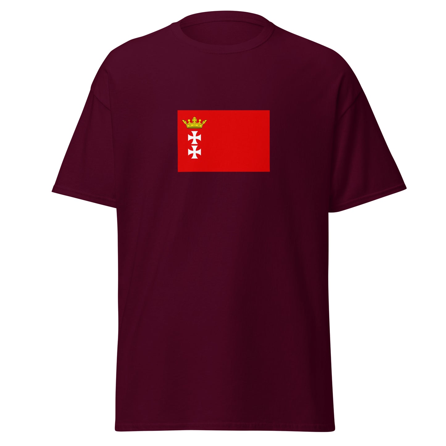 Poland - Republic of Danzig (1807-1814) | Historical Polish Flag Interactive T-Shirt