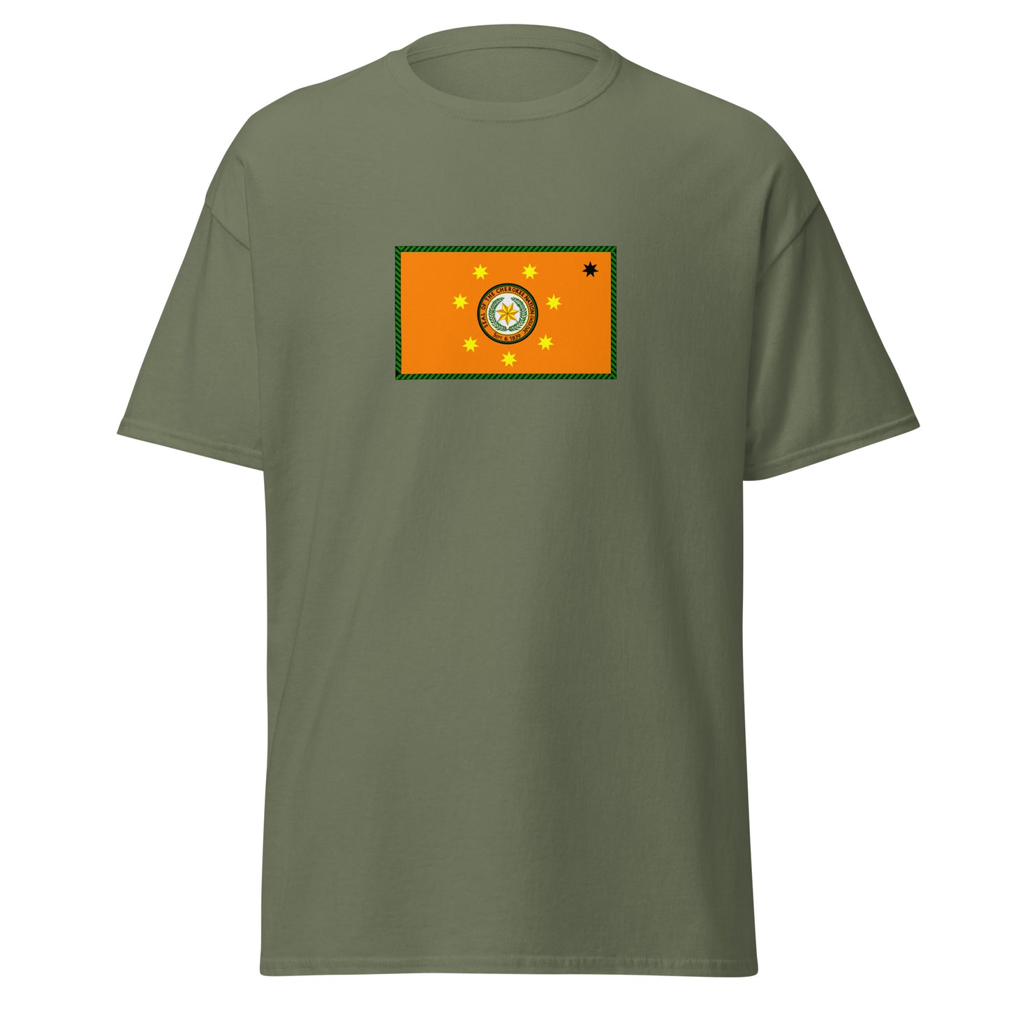 USA - Cherokees | Native American Flag Interactive T-shirt