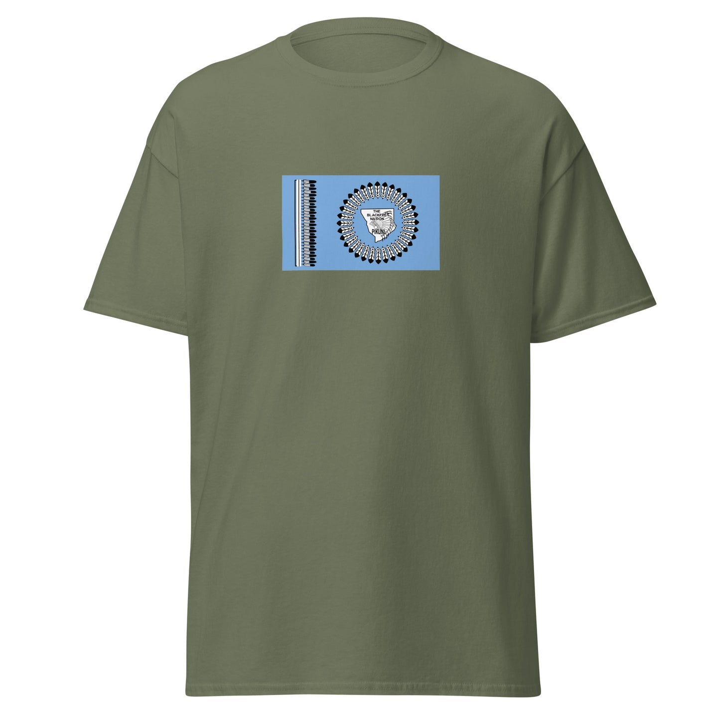 USA - Blackfeet people | Native American Flag Interactive T-shirt