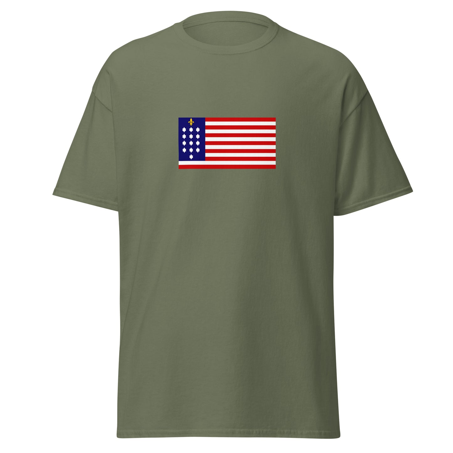 USA - Franco-American Alliance (1781) | Historical American Flag Interactive T-Shirt