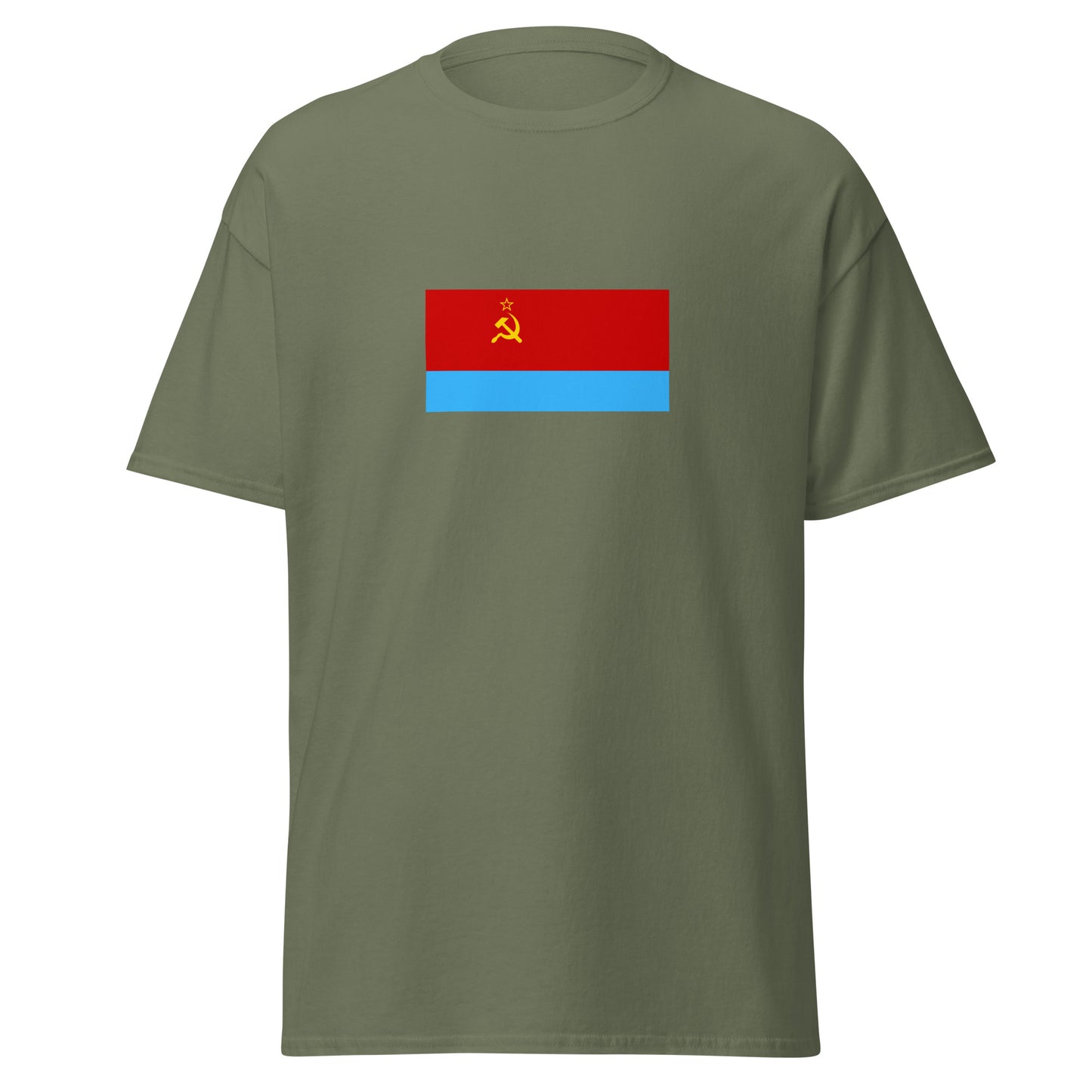 Ukraine - Soviet Ukraine (1950-1991) | Historical Ukraine Flag Interactive T-Shirt