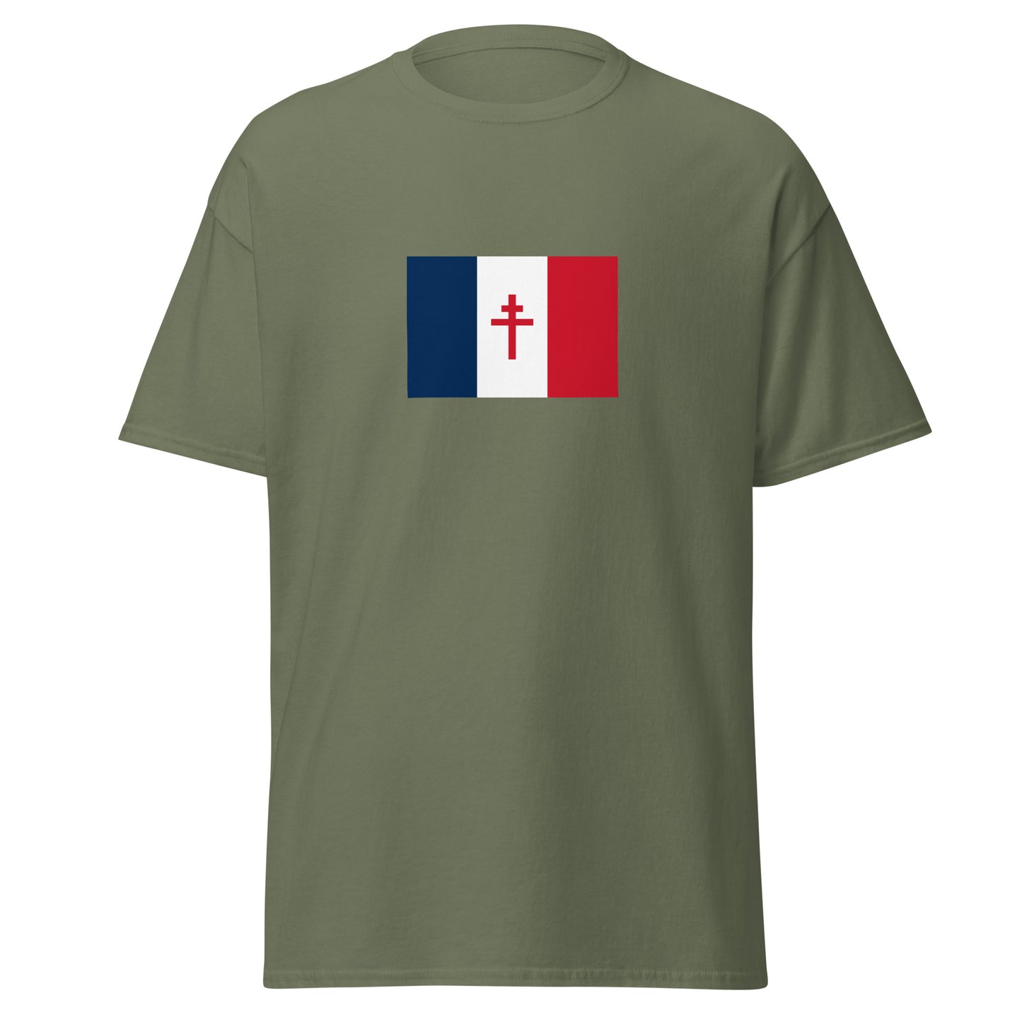 France - Free France (1940-1944) | Historical French Flag Interactive T-Shirt