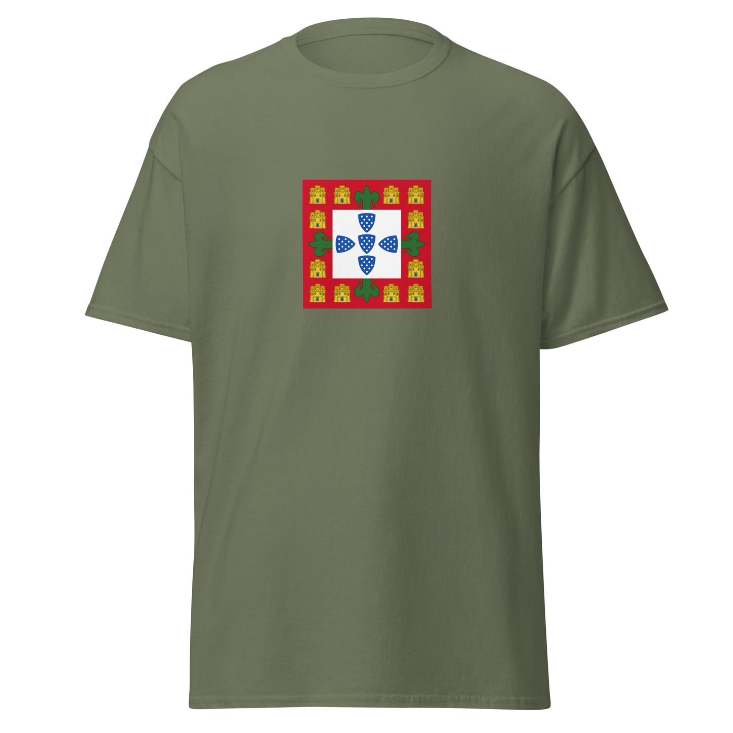 Portugal - Kingdom of Portugal (1139-1415) | Historical Portuguese Flag Interactive T-Shirt