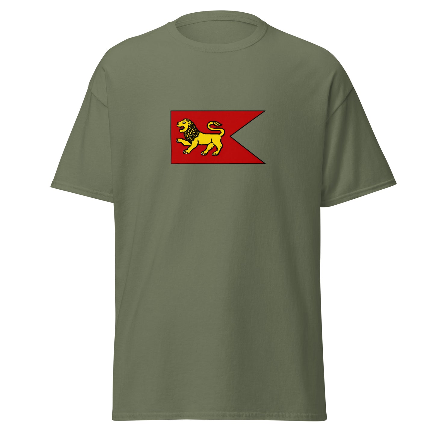 India - Pallava Kingdom (275-897) | Historical Indian Flag Interactive T-Shirt