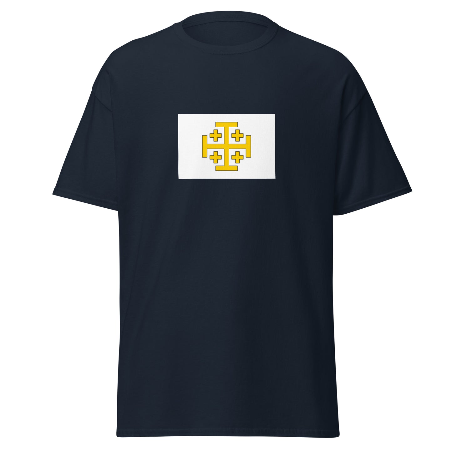 Israel - Kingdom of Jerusalem (1099-1291) | Historical Israeli Flag Interactive T-Shirt