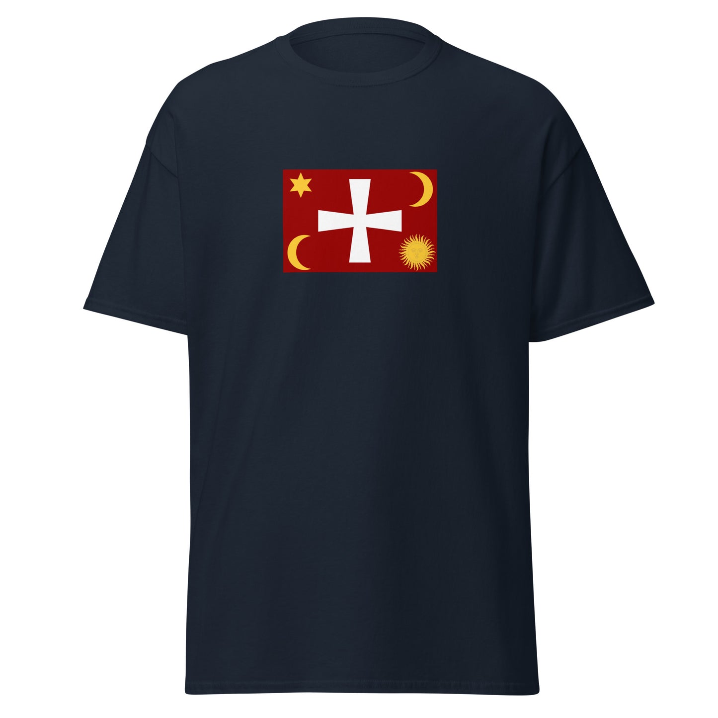 Ukraine - Zaporozhian Sich (1552-1775) | Historical Ukraine Flag Interactive T-Shirt