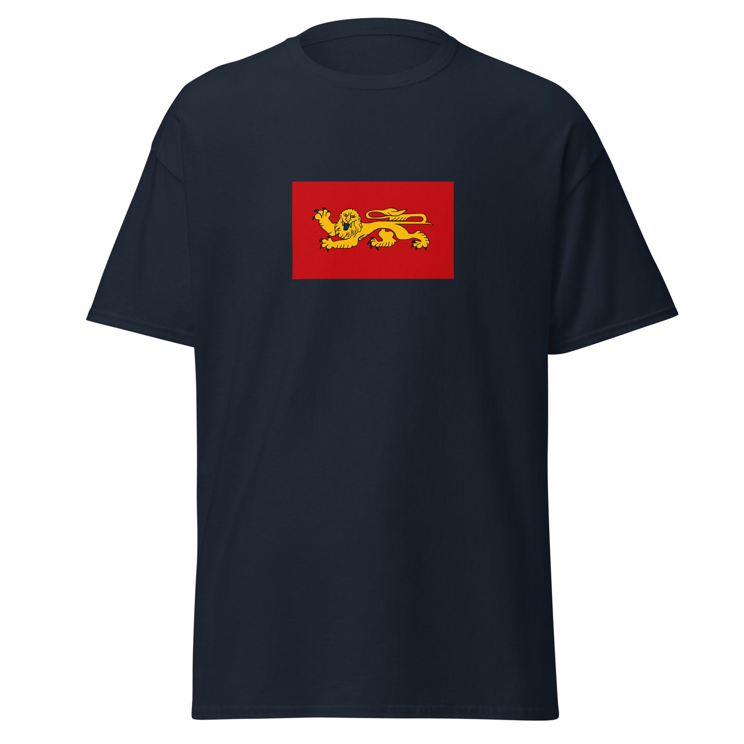 France - Occitania Duchy of Aquitaine (602-1453) | Historical French Flag Interactive T-Shirt