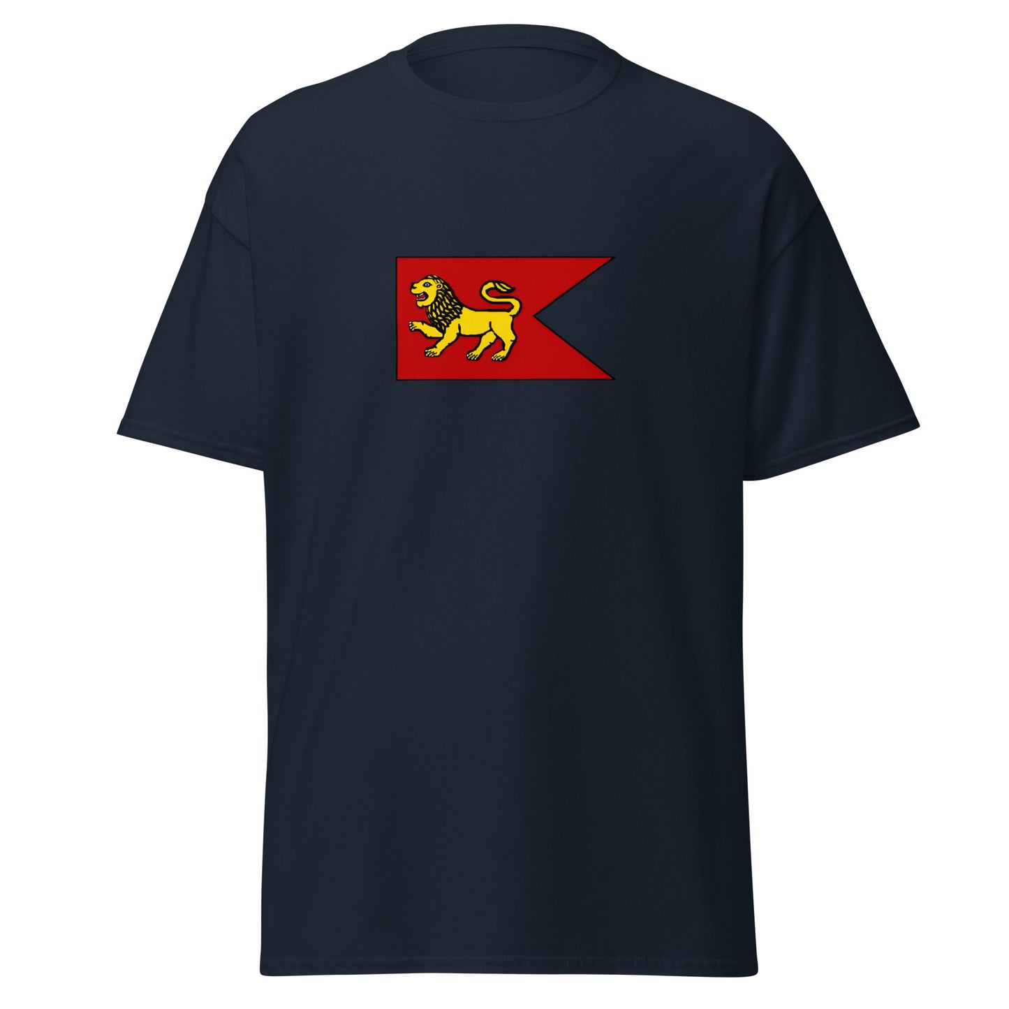 India - Pallava Kingdom (275-897) | Historical Indian Flag Interactive T-Shirt