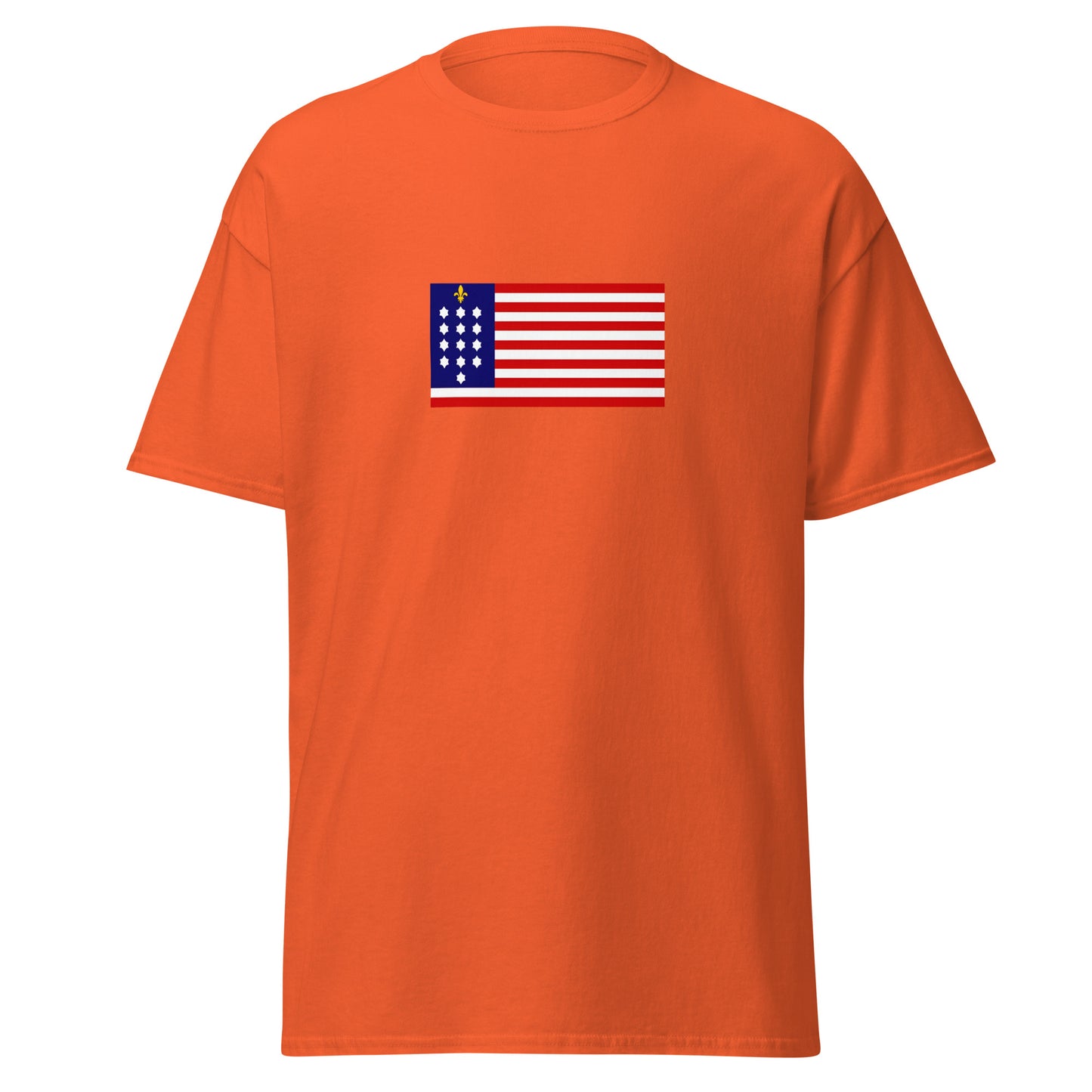 USA - Franco-American Alliance (1781) | Historical American Flag Interactive T-Shirt