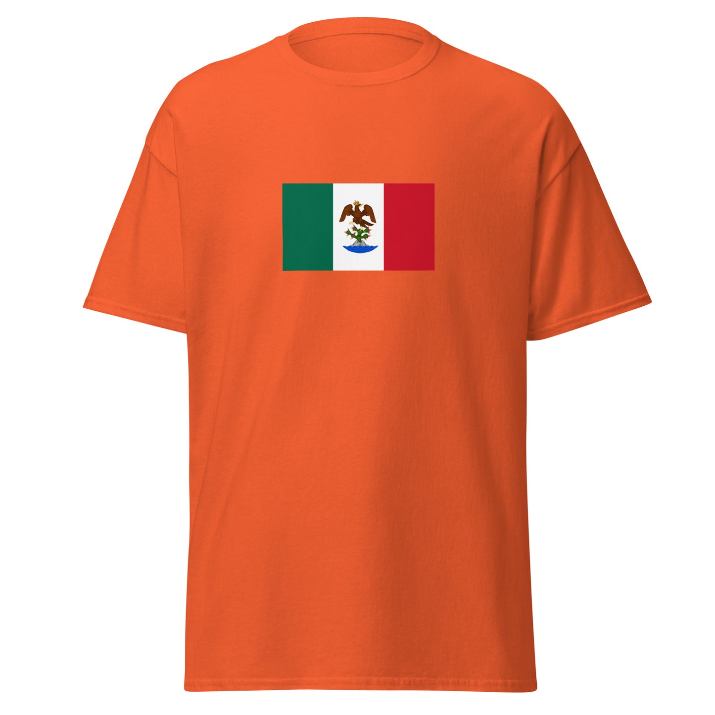 Mexico - First Mexican Empire (1821-1823) | Historical Mexican Flag Interactive T-Shirt