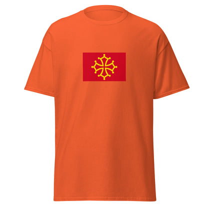 France - Occitania County of Toulouse (778-1271) | Historical French Flag Interactive T-Shirt