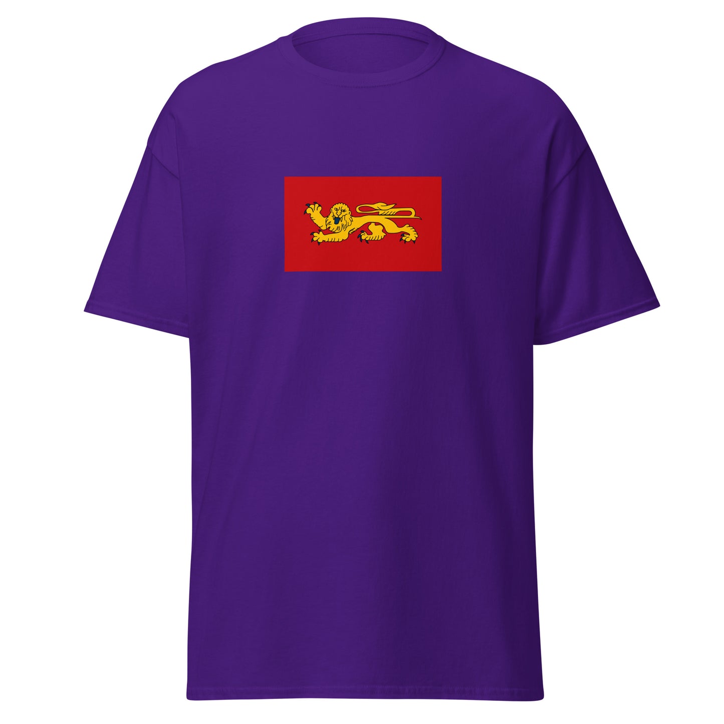 France - Occitania Duchy of Aquitaine (602-1453) | Historical French Flag Interactive T-Shirt