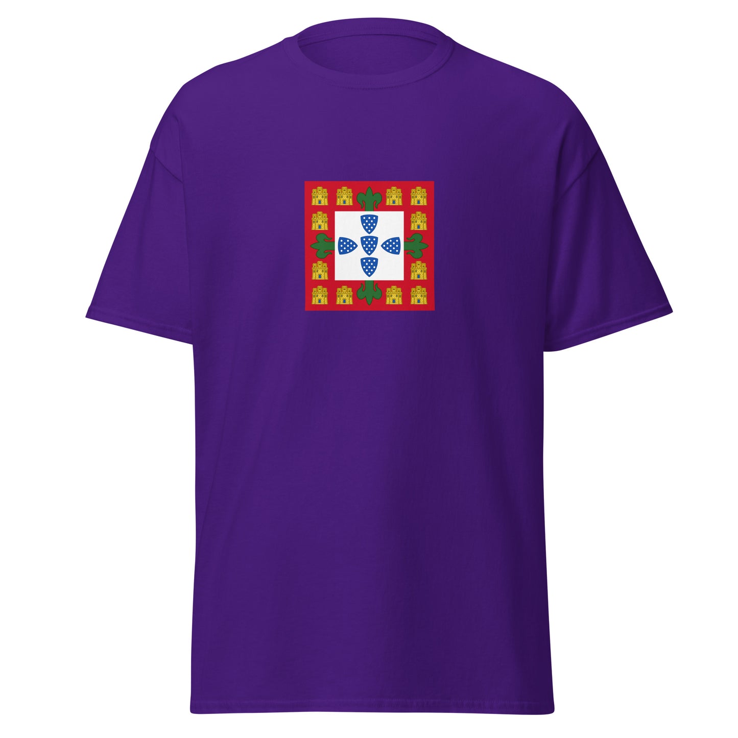 Portugal - Kingdom of Portugal (1139-1415) | Historical Portuguese Flag Interactive T-Shirt