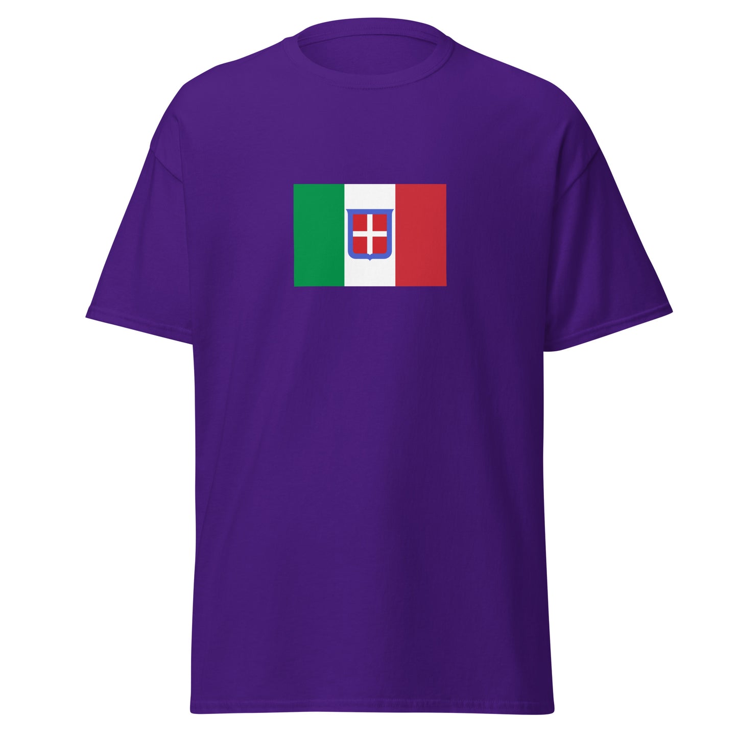 Italy - Kingdom of Sardinia (1848-1947) | Historical Italian Flag Interactive T-Shirt